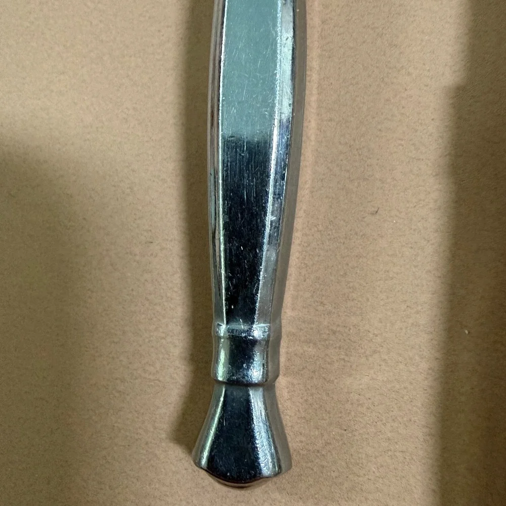 Oneida Act 1 Teaspoons Glossy Stainless Steel Cube Flatware Set of 5 Heirloom